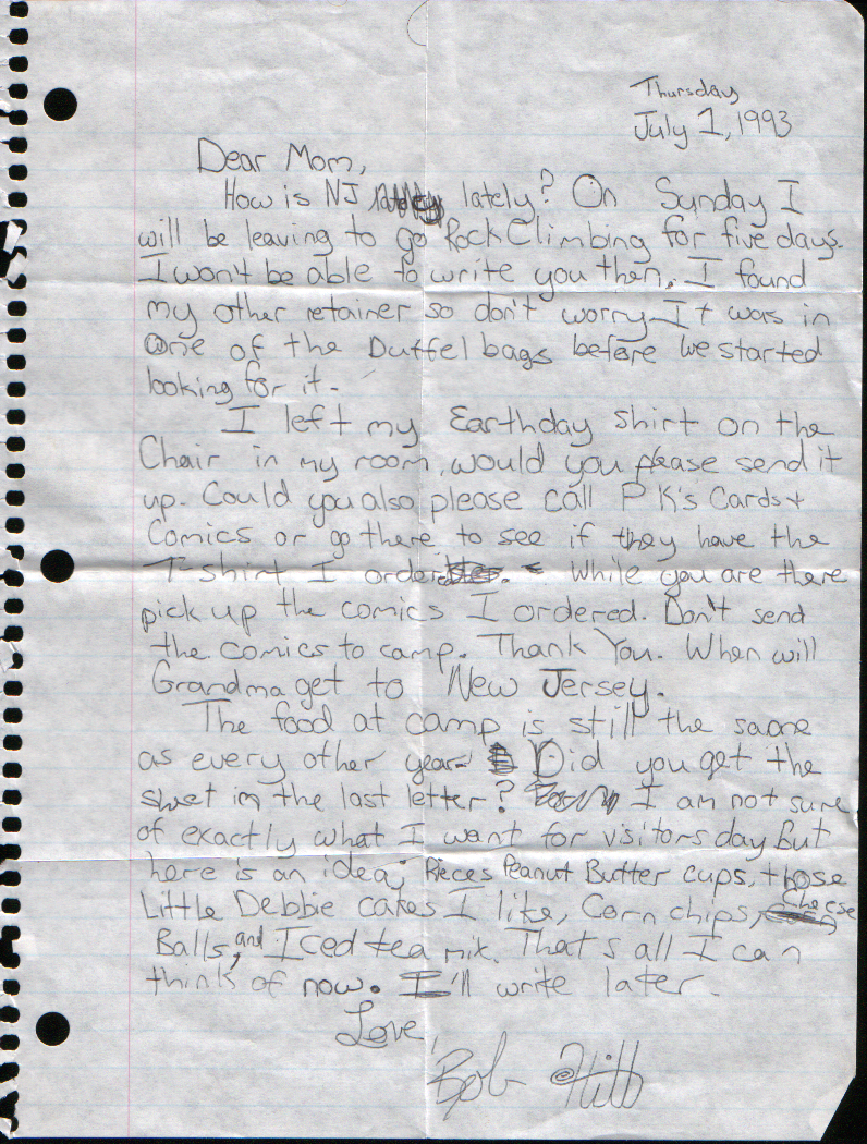 ACTUAL LETTER